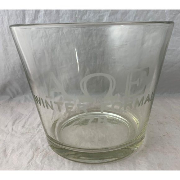 1978 Alpha Omega Epsilon Ice Bucket - Glass - Picture 5 of 7
